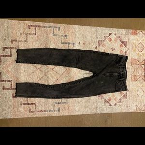 Abercrombie and Fitch Black super skinny ankle jeans